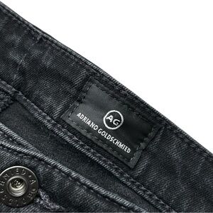 AG Adriano Goldschmied Gray Straight Leg Pants